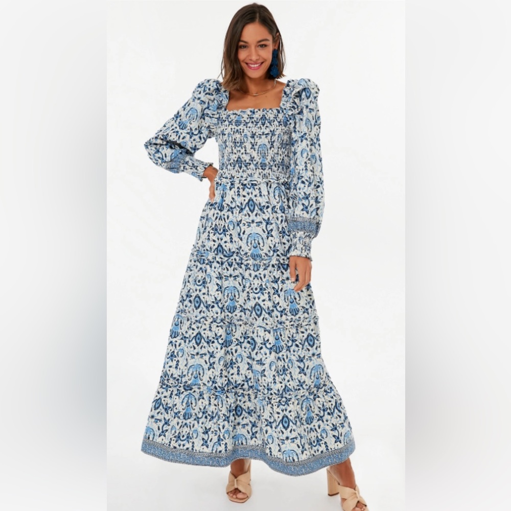 Mabelline Print Genevieve Maxi Dress (Medium)